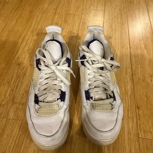 Metallic Purple Jordan 4s